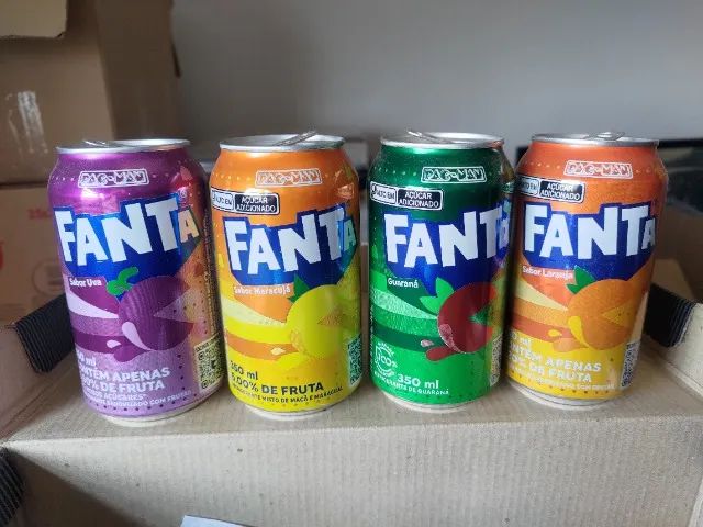 Latas fanta pacman