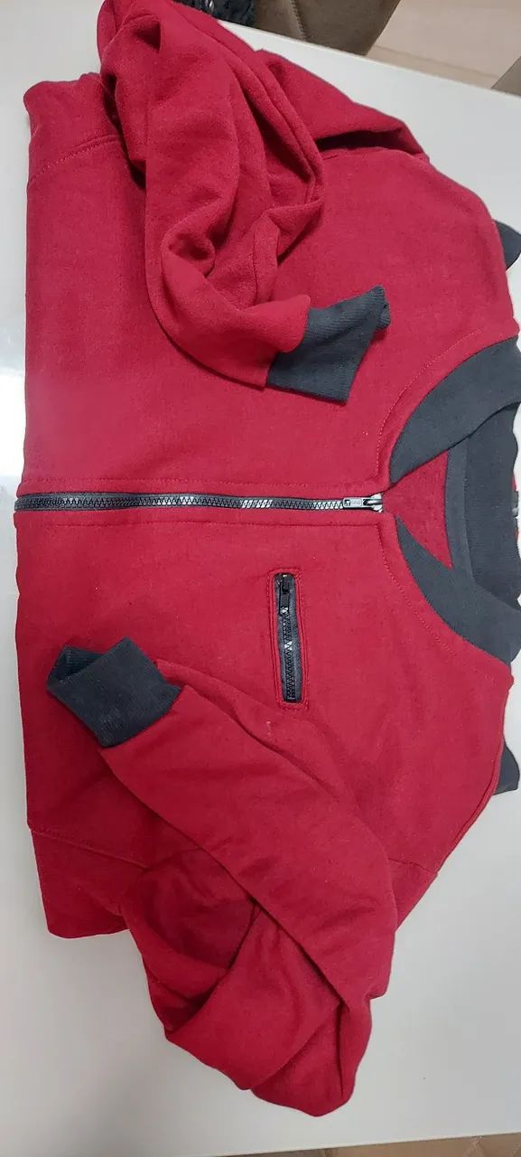 Jaqueta Bomber Vermelha - Foto 3