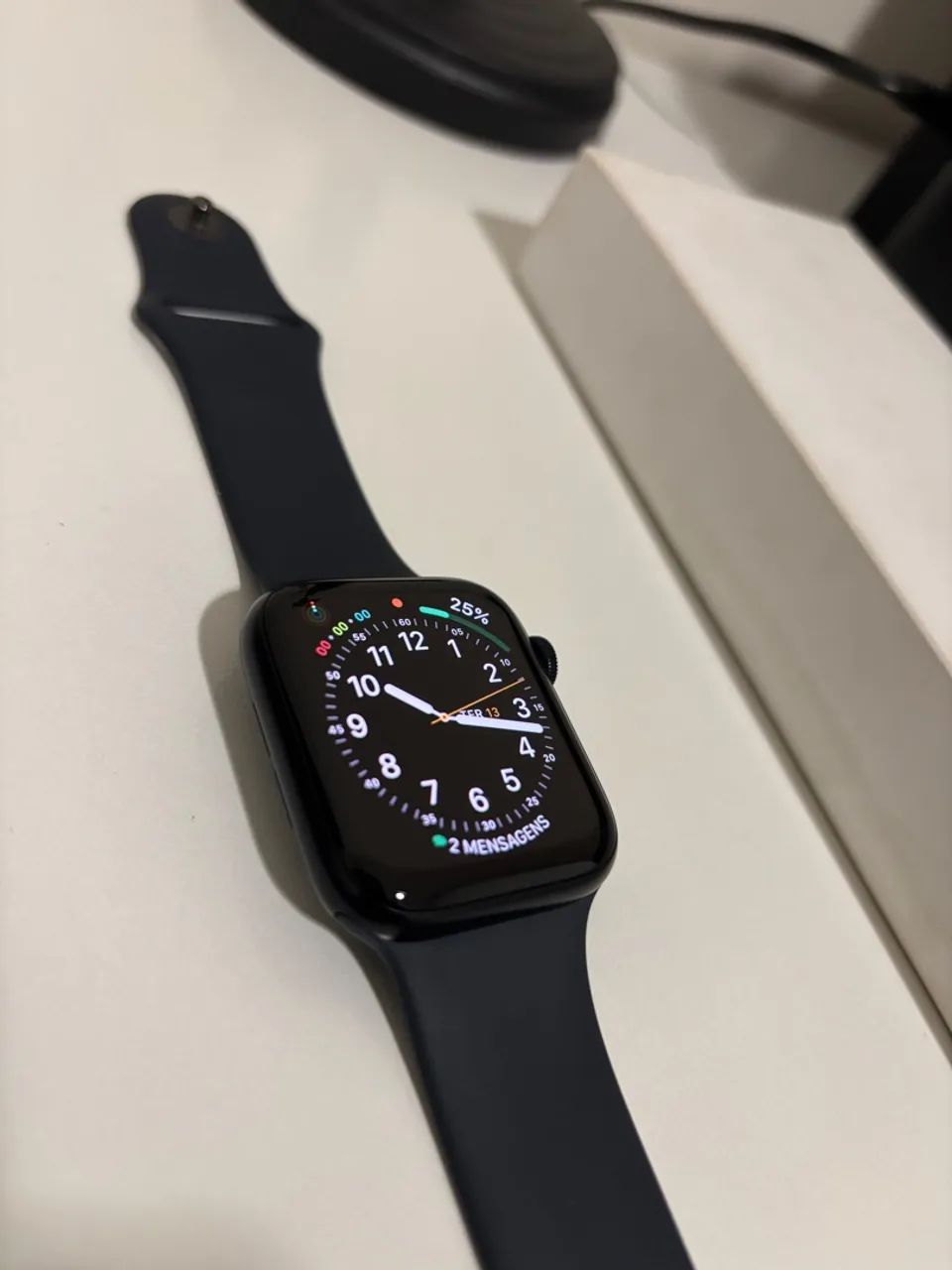 Apple Watch Série 2 44mm Meia-Noite Seminovo - GPS, Garantia, Bateria 98%! - Foto 3