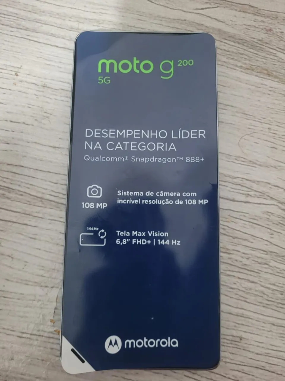 Moto g 200 troco novíssimo