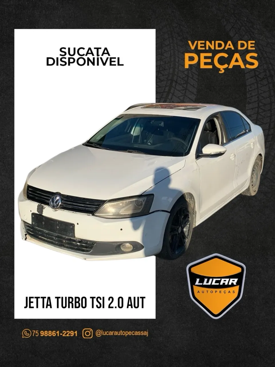 Sucata Vw Jetta 2012 2.0 turbo tsi