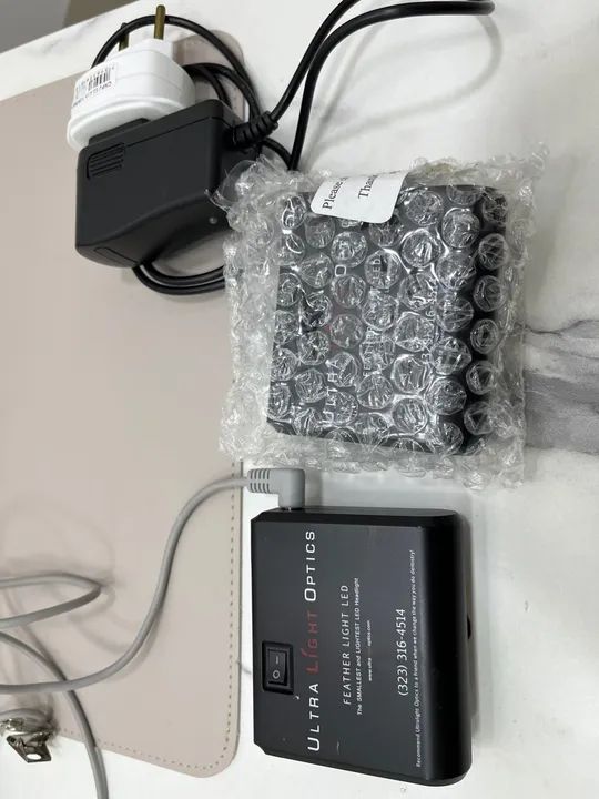 Lupa e fotóforo ultralight seminovo - Foto 3