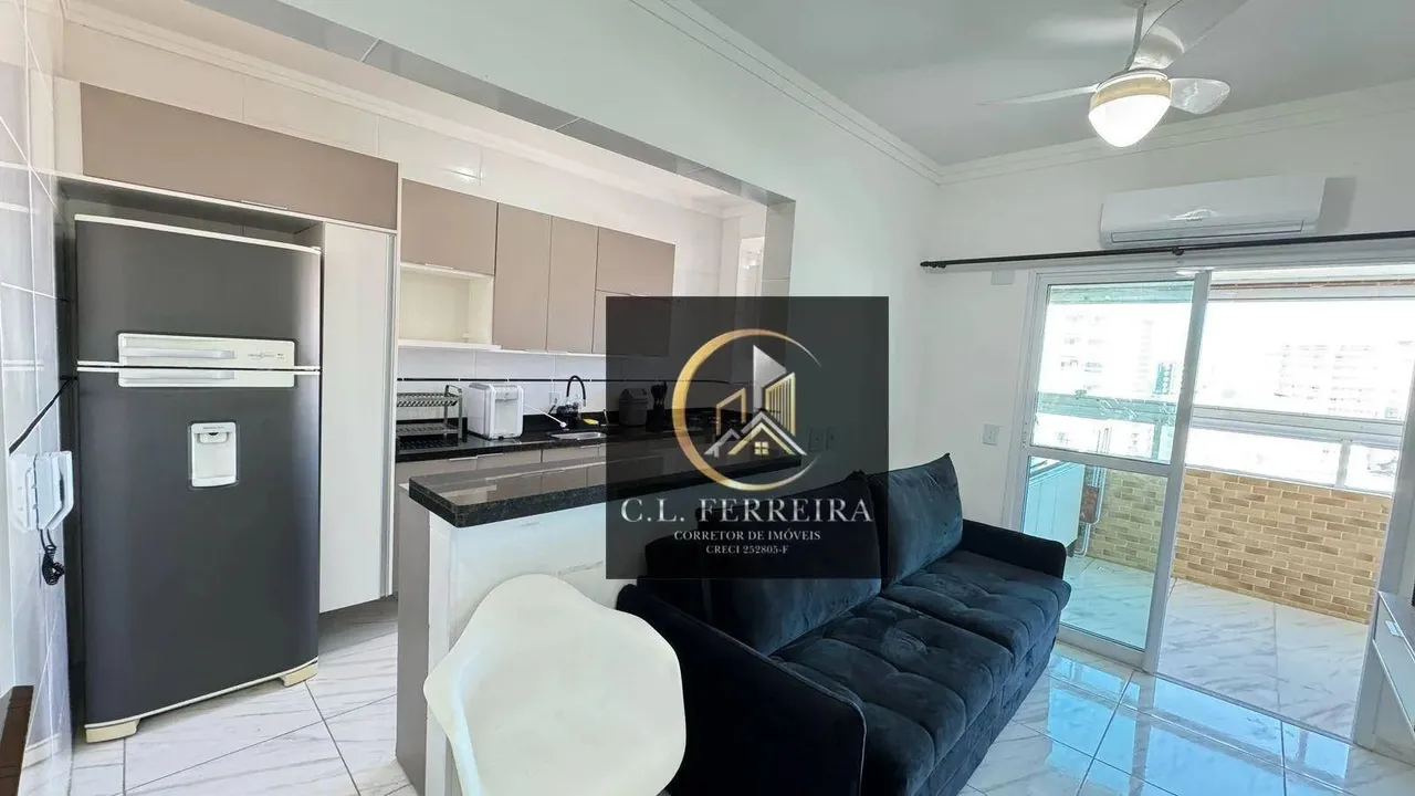 Apartamento para venda em Vilamar de 53.00m² com 1 Quarto e 1 Garagem