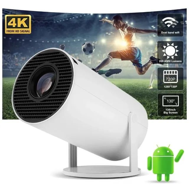 PROJETOR DE IMAGEM SMART TELA ATE 130°