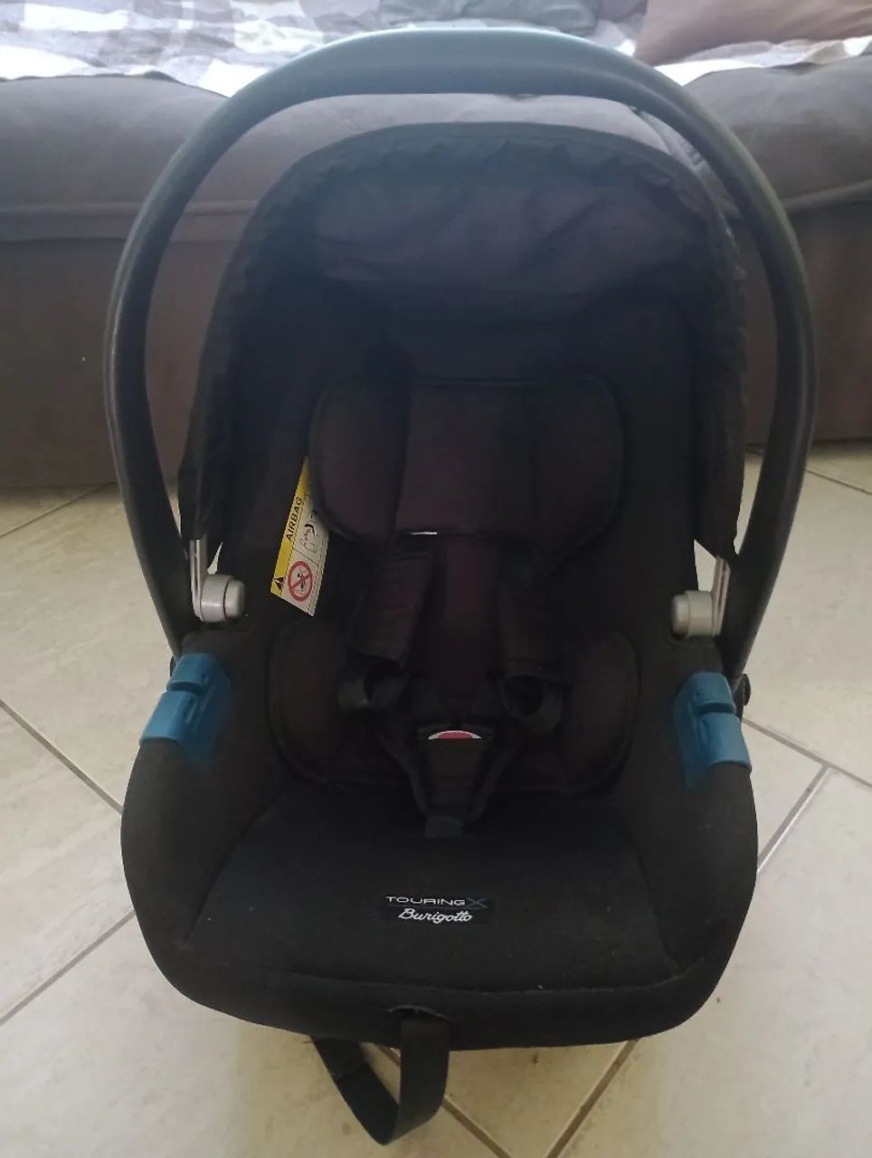Bebê conforto touring X Burigotto (pouco usado) + Base (nunca usada)