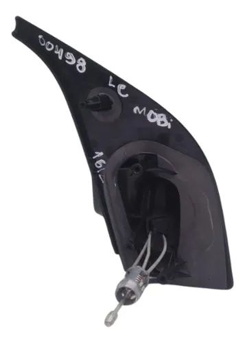 Retrovisor Manual Esquerdo Mobi 2016 2023 Preto Poroso 00498 - Foto 5