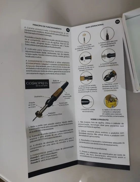 Caneta Pressurizada Cosmopress Black Edition - Foto 4