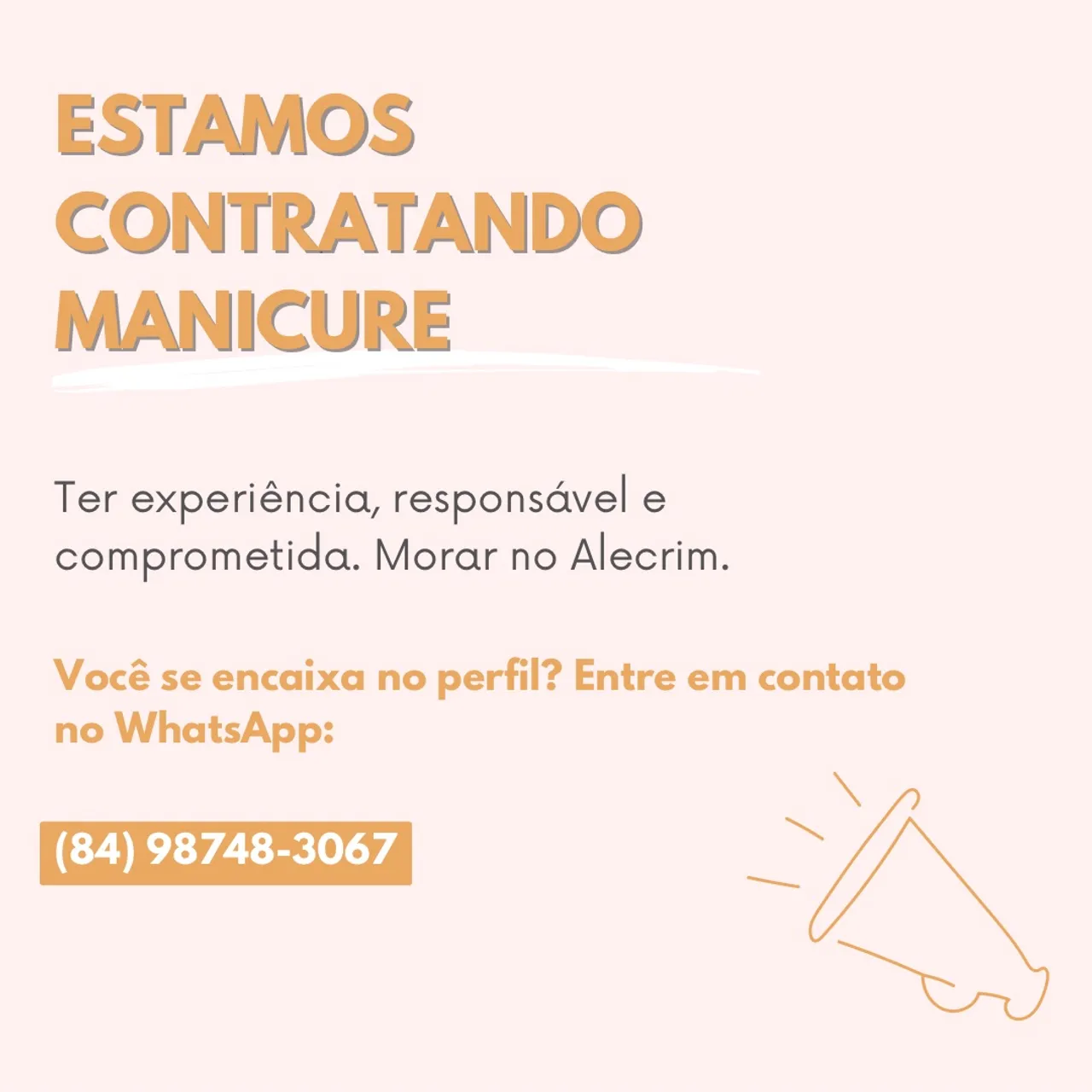 Vaga de manicure