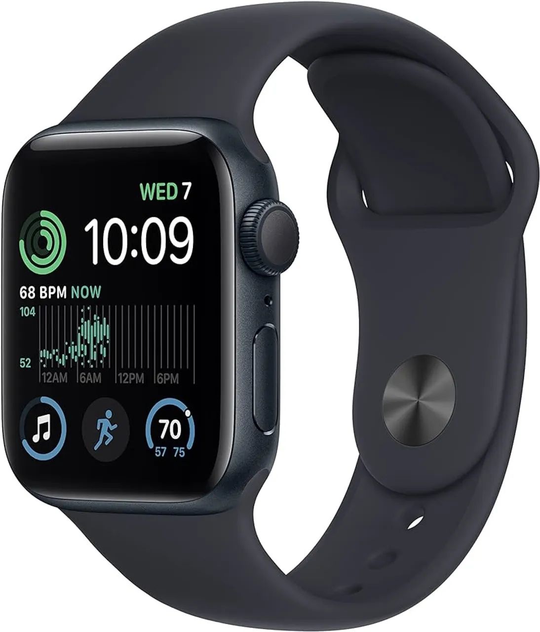 Apple Watch SE GPS 40 mm Caixa Pulseira azul midnight
