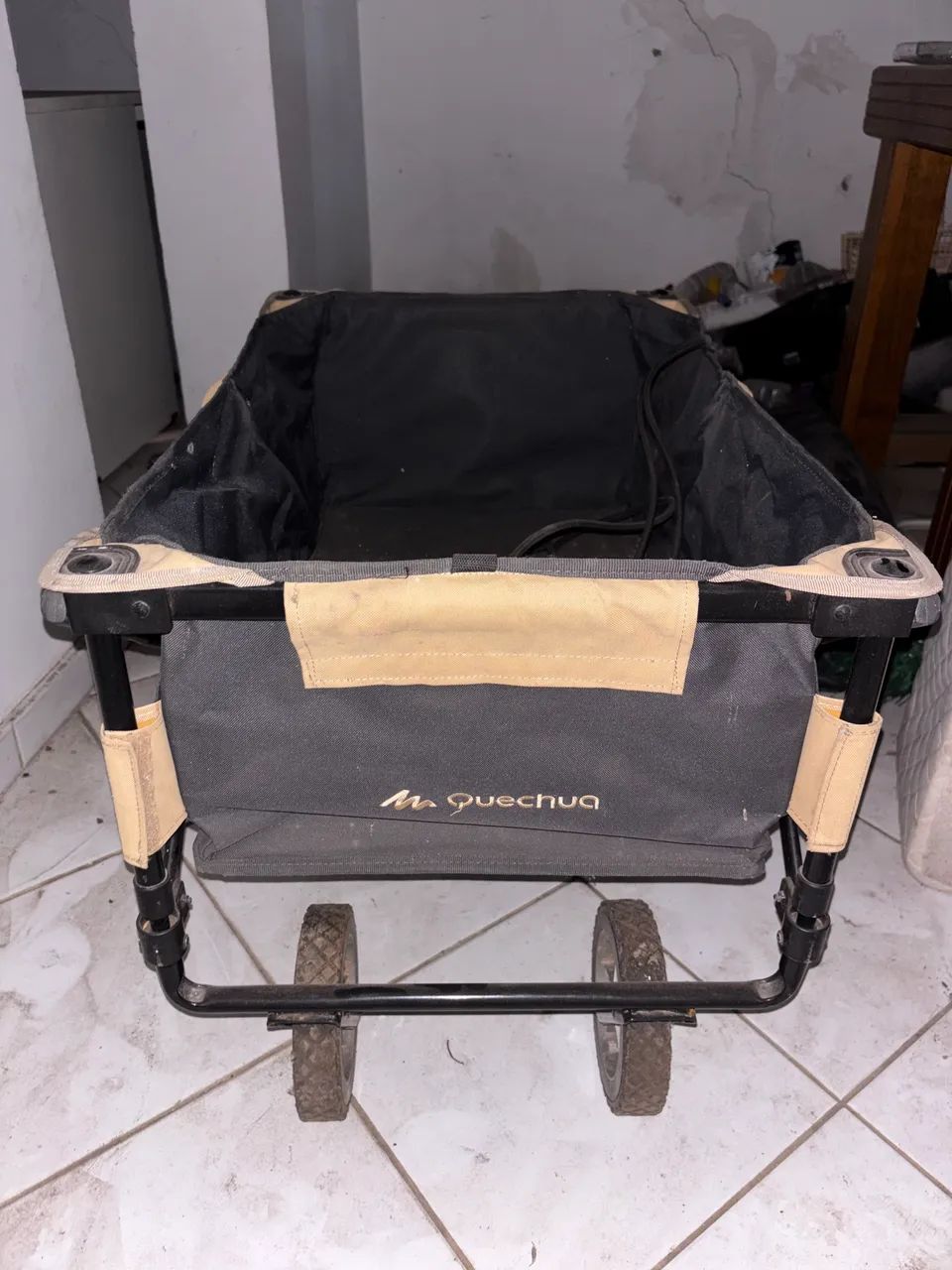 CARRINHO DE TRANSPORTE DESDOBRÁVEL PARA MATERIAL DE acampamento - Foto 4