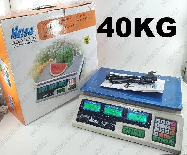 Balança Digital Comercial 40kg Brisa
