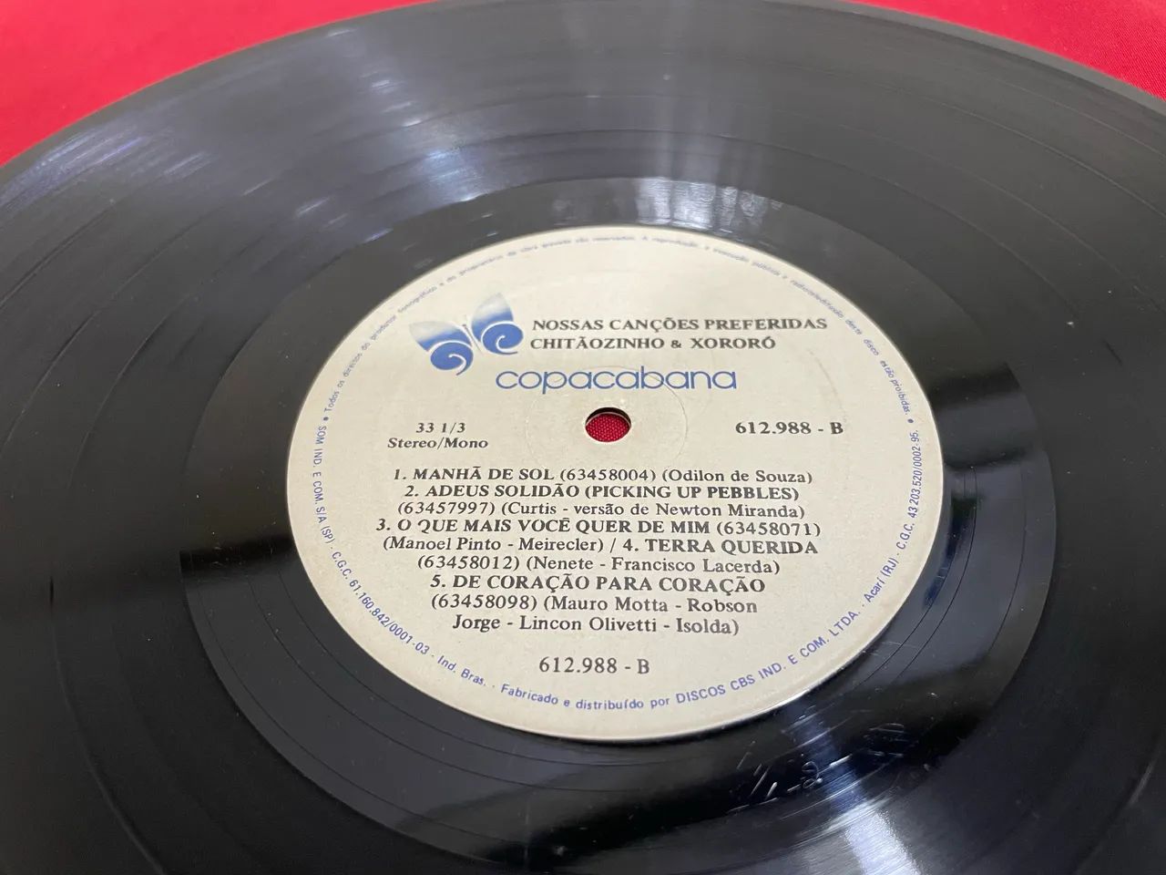 Disco de Vinil Chitãozinho e Xororó Nossas Canções Preferidas  - Foto 5