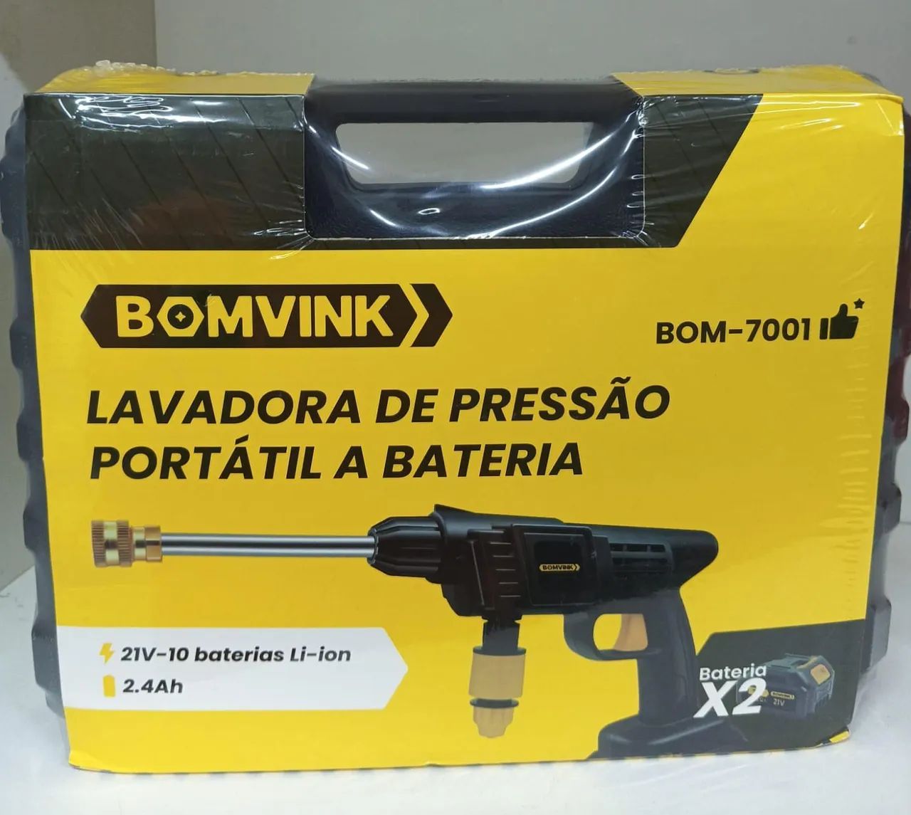 Lavadora de pressão portátil a bateria 