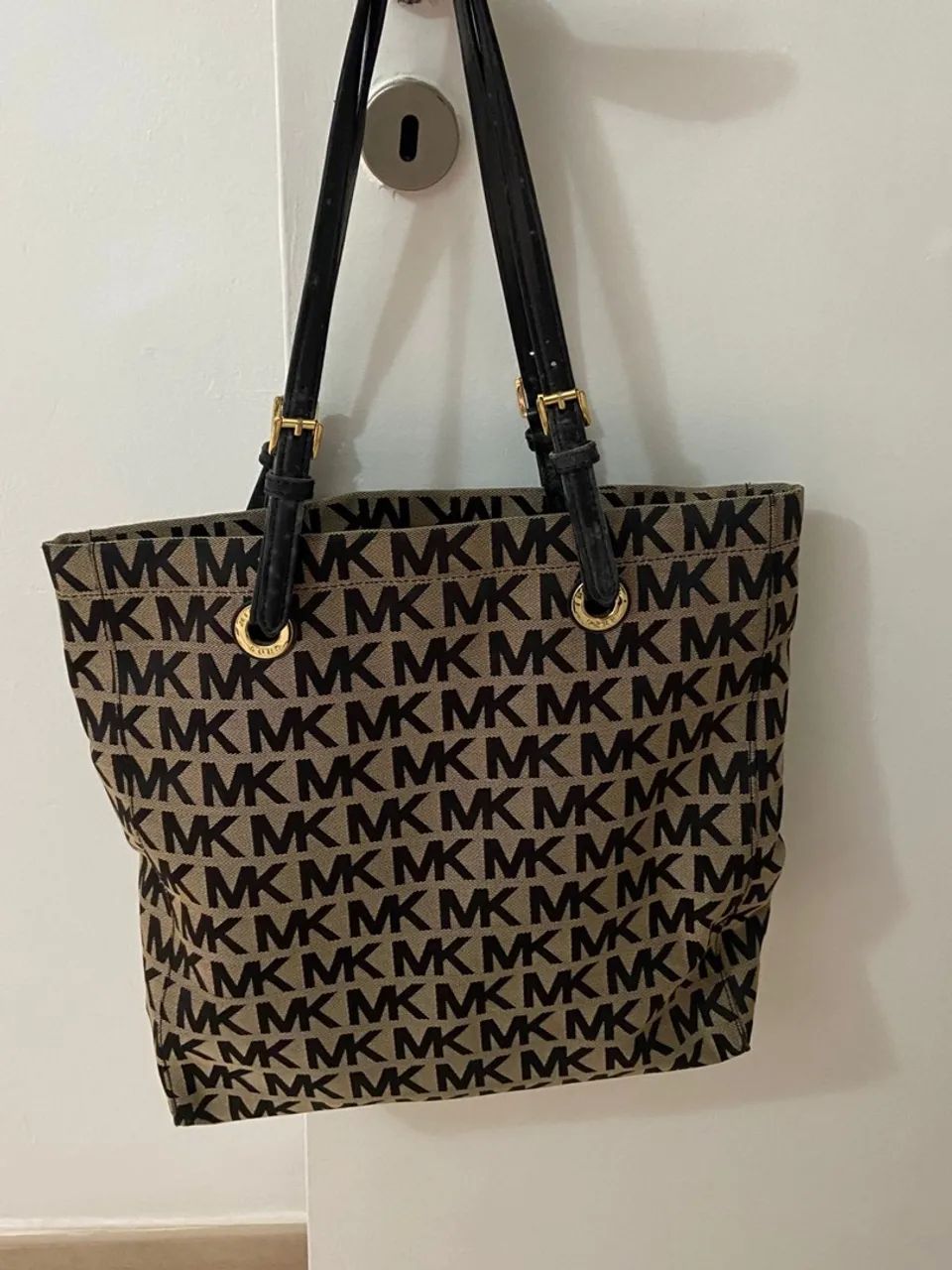 bolsa michael kors jet set monograma (original)