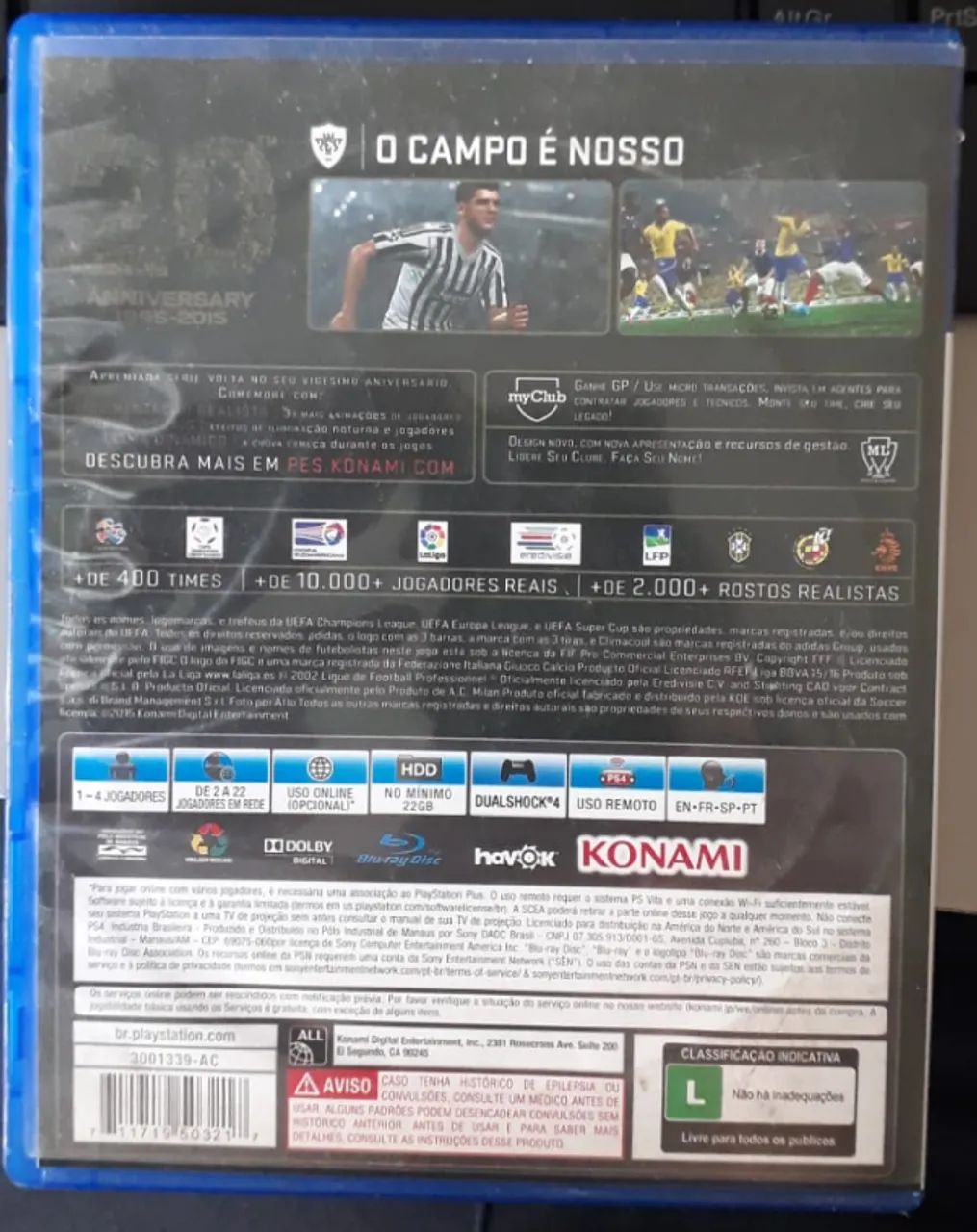 JOGO - PS4 - Pro Evolution Soccer 2016 Pes 16 Ps4 ( Mídia Física ) - Foto 2