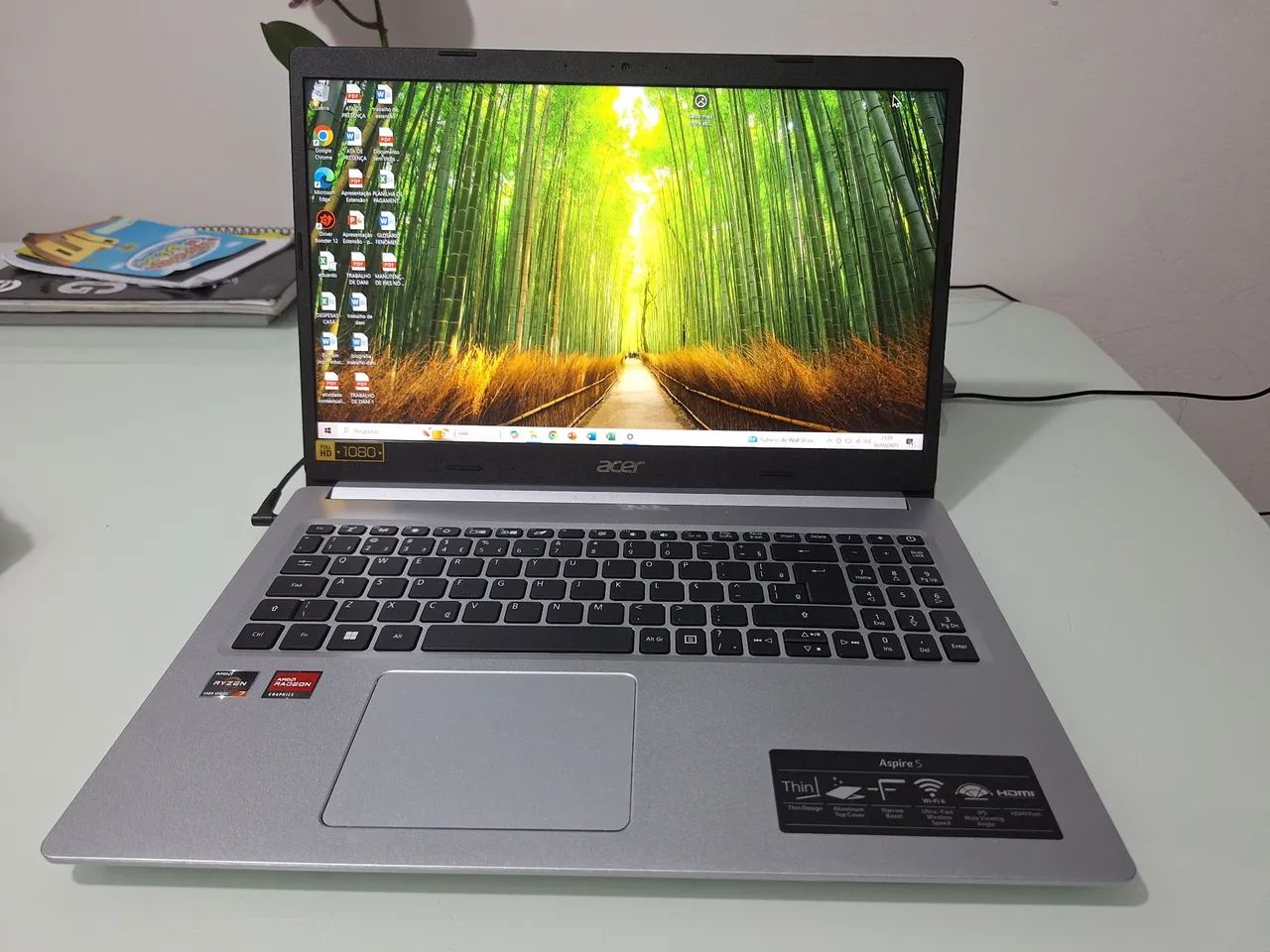 Notebook Acer AMD Ryzen 7 5700U 12GB 512GB SSD - Foto 3
