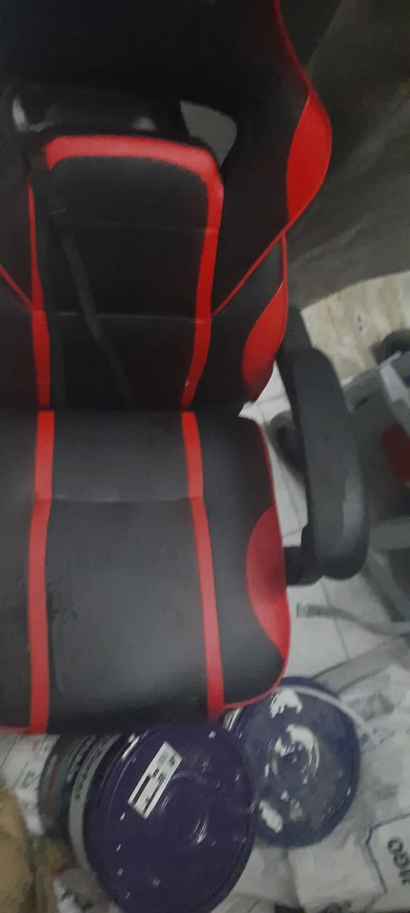 Cadeira Gamer Ergonômica Preta e Vermelha