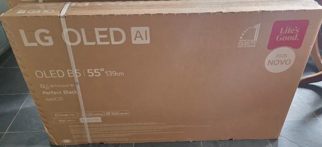Smart TV LG OLED AI B5 4K de 55 polegadas 2025 - Lacrada + NF+ Garantia