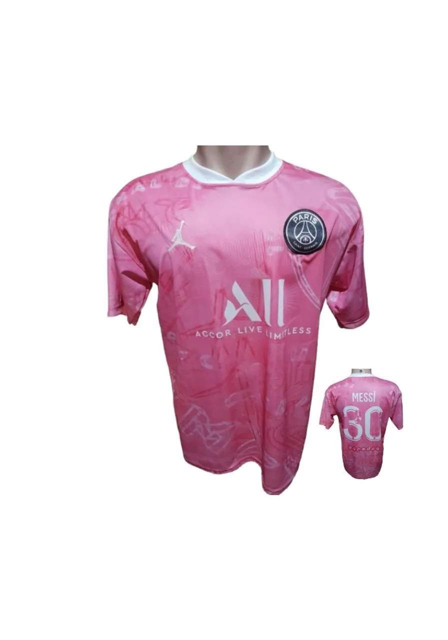 Camisa PSG Messi 30 Rosa - Nova