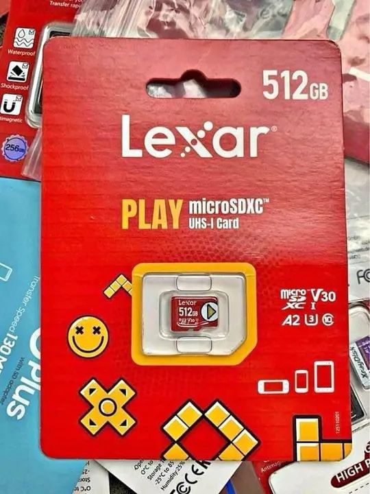 Cartão de memória Micro SDxc Lexar / Netac 512gb Original Nintendo Switch e Steam deck