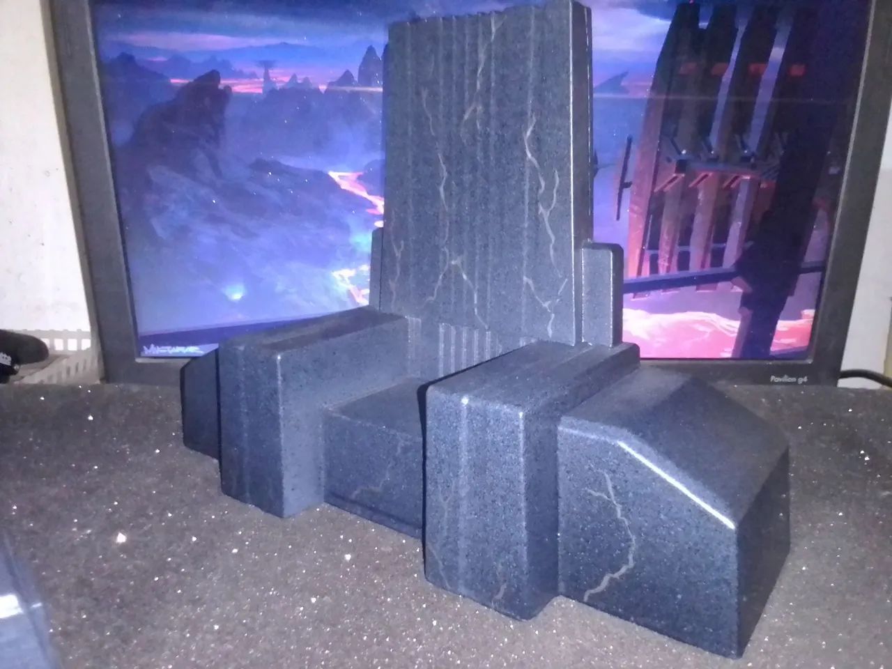 Star wars trono do Darth Vader para bonecos black series  - Foto 5