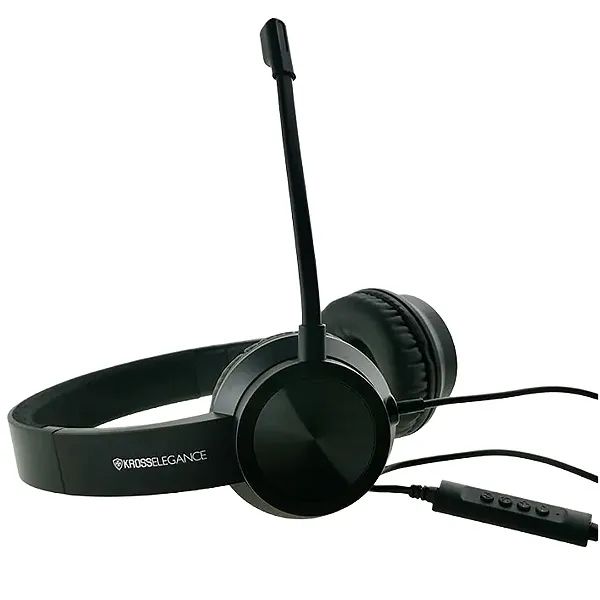 Headset USB para Call Center, Microfone com Cancelamento de Ruídos - Kross  - Foto 5