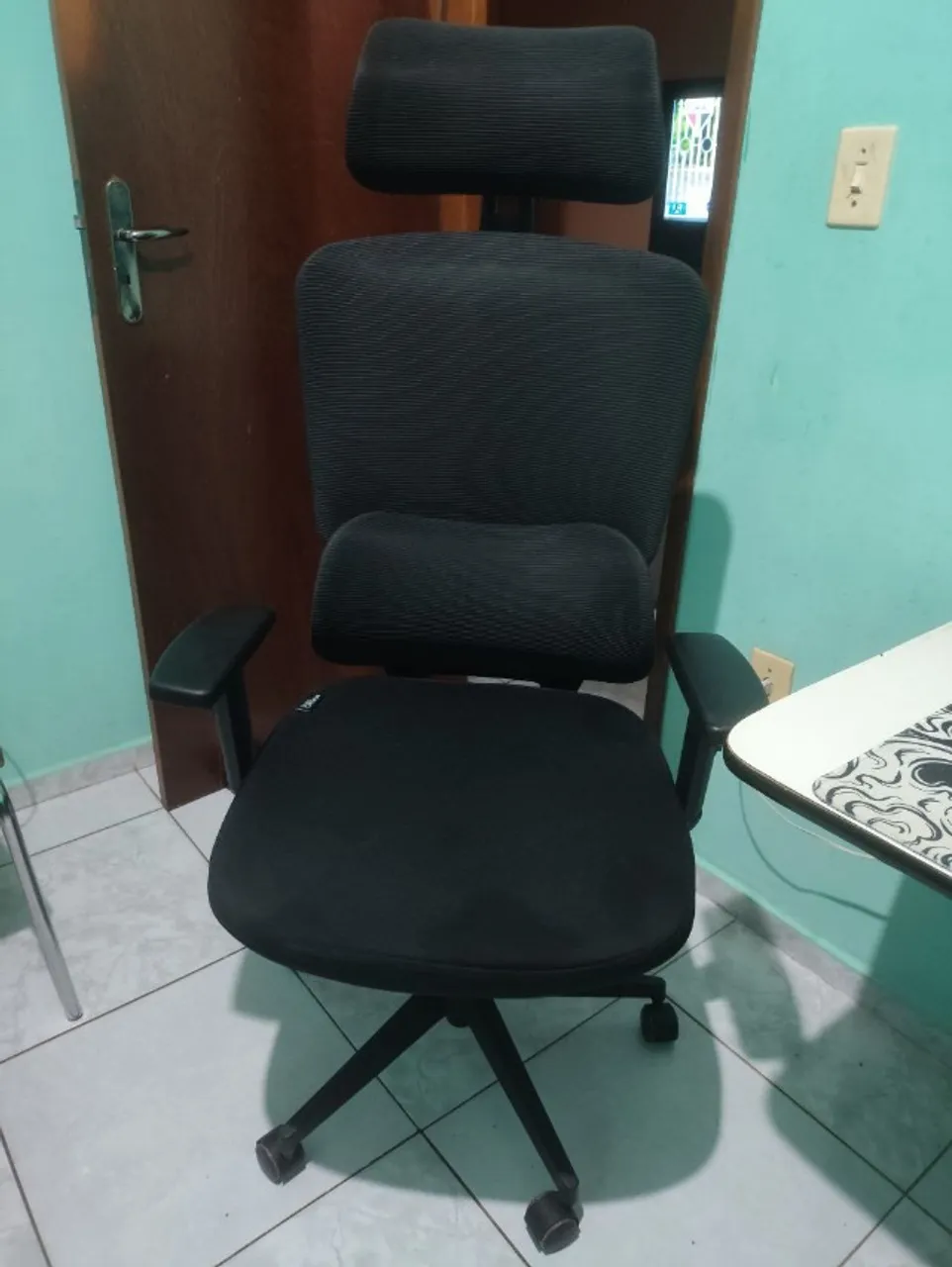 Cadeira Gamer Escritório Dr. Office Work Pro, Ajustável, Mesh, 2D, Reclinável