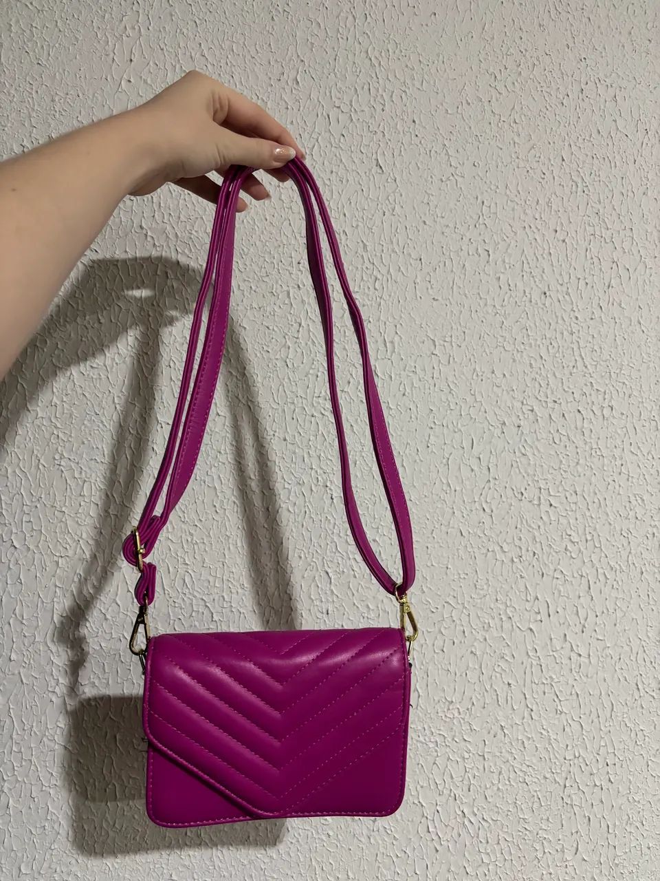 Bolsa rosa de festa - Usada uma vez!  - Foto 2