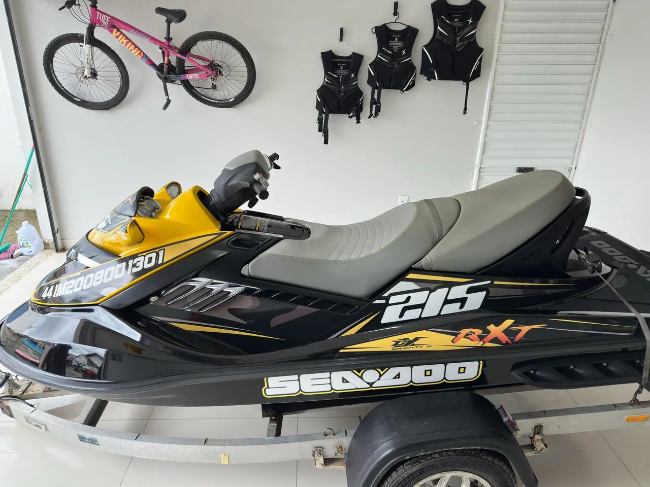 Jet ski Sea Doo rxt 215 ano 2007 com carretinha  - Foto 5