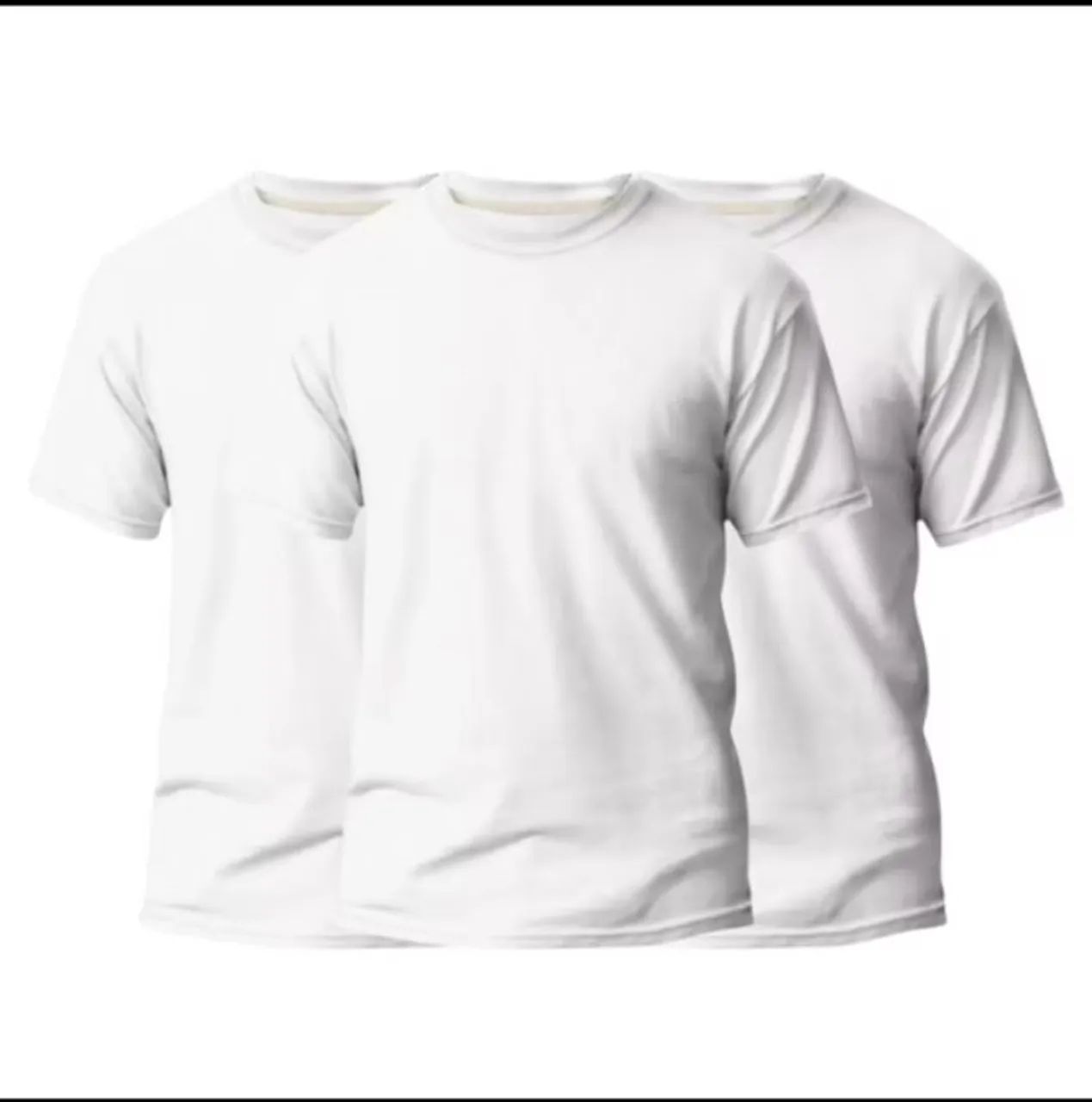 Kit 3 Camisas Básicas Masculinas  - Foto 2