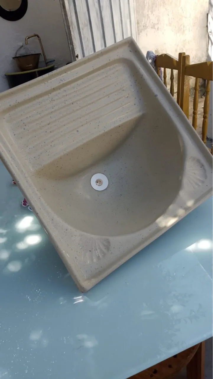 Cuba/Pia de Lavanderia - Material Durável e Resistente