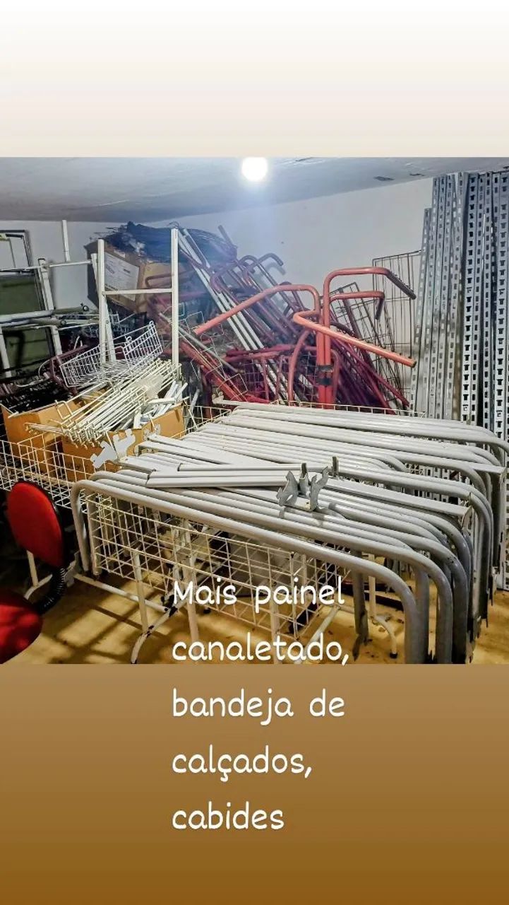 Prateleiras   araras 