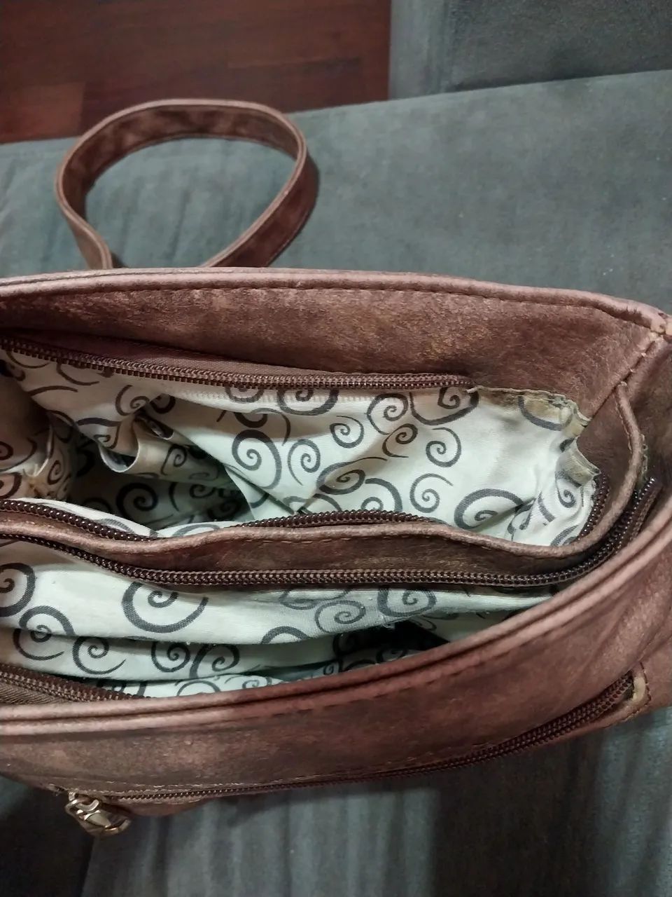 Bolsa de couro Marrom  - Foto 5