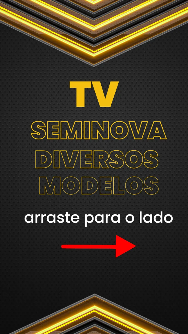 TV Seminova com Garantia e preço baixo temos vários modelos