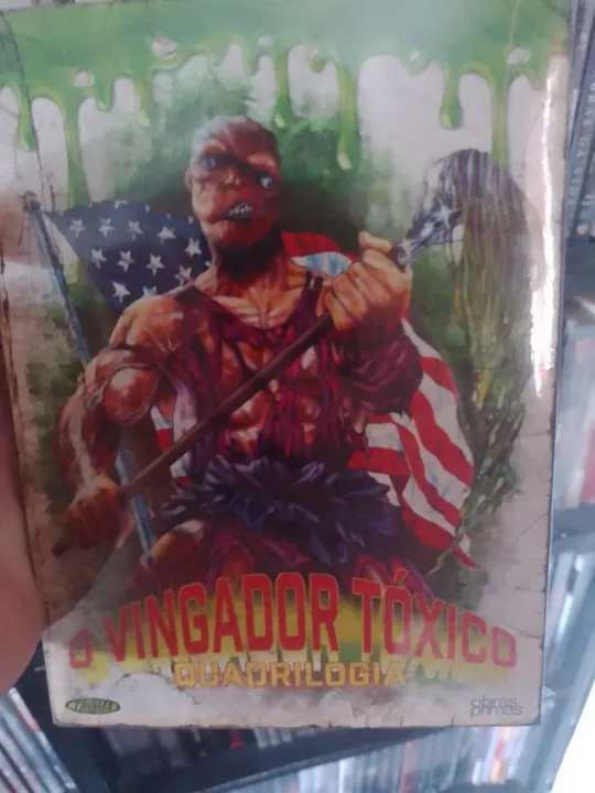 Vingador Tóxico Quadrilogia - Lacrado - 4 DVDs - 4 postersw