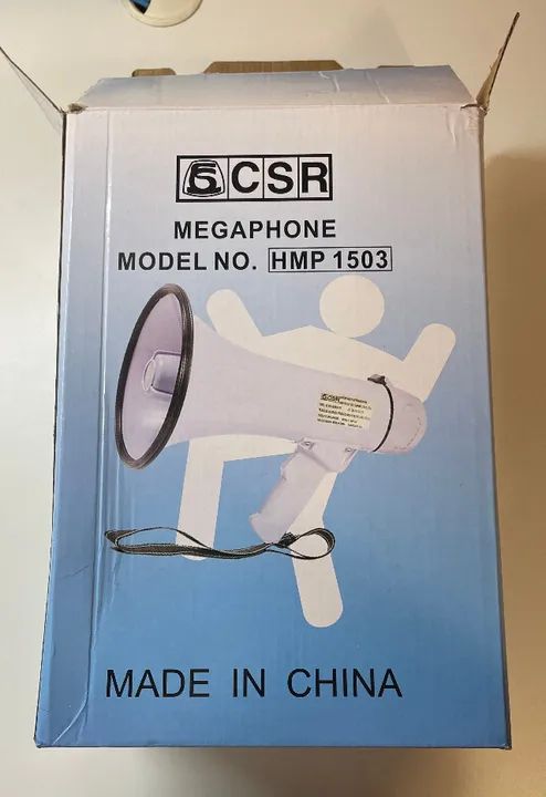 Megafone Com Microfone de mão e Sirene CSR HMP 1503 - Foto 4