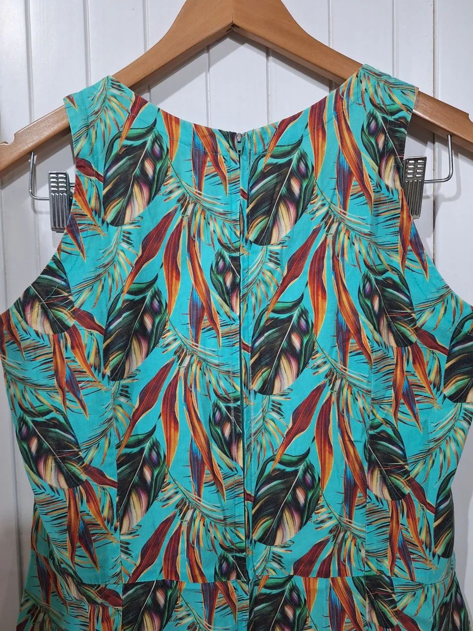 Vestido casual folhas  - Foto 4