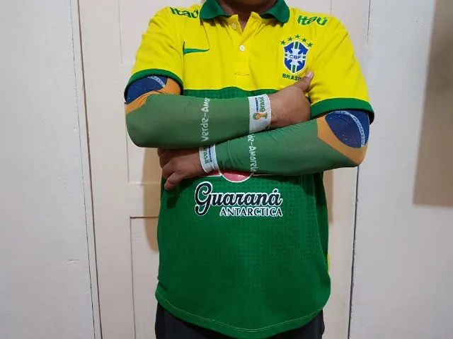 Par Manguito Protetor Braço Ciclista Motoboy - Copa do mundo EUA, México e Canadá 2026 - Foto 4