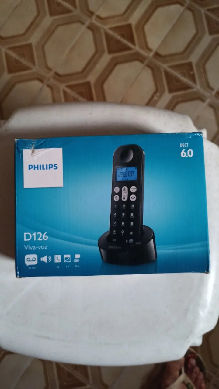 Telefone sem fio Phillips D126
