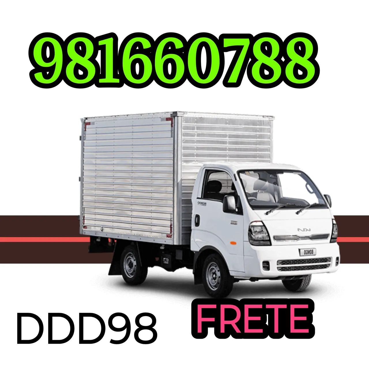 Frete dia e noite disponível já para você só ligar