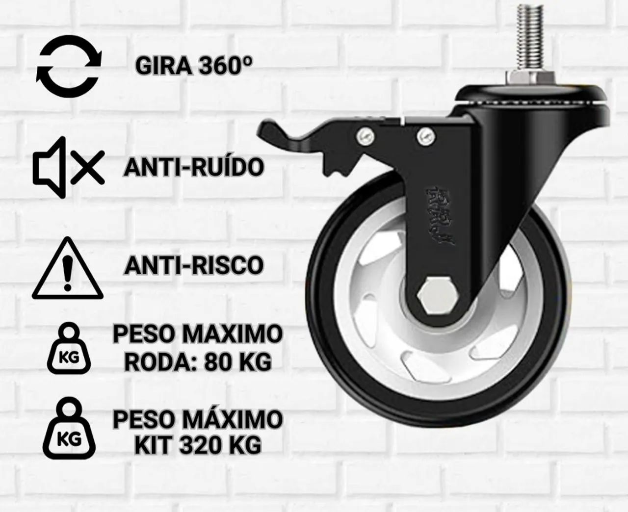 Rodas para Móveis! - Foto 2
