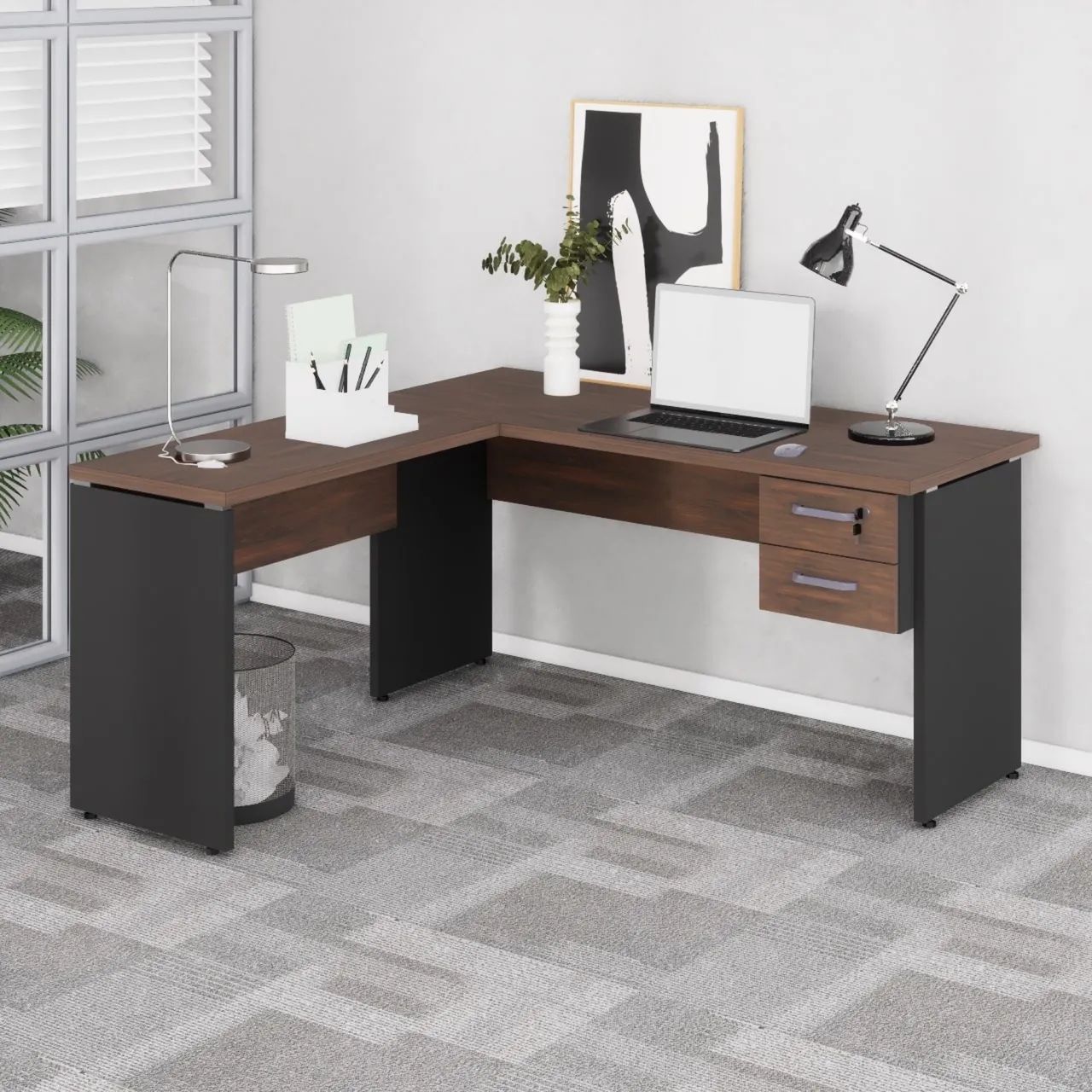MESA DE ESCRITORIO 25MM LOJA IKONMIXOFFICE 