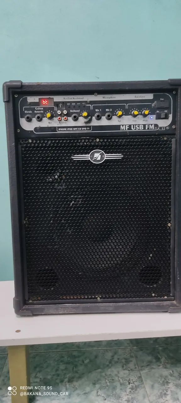 Caixa Amplificada Frahm MF USB FM