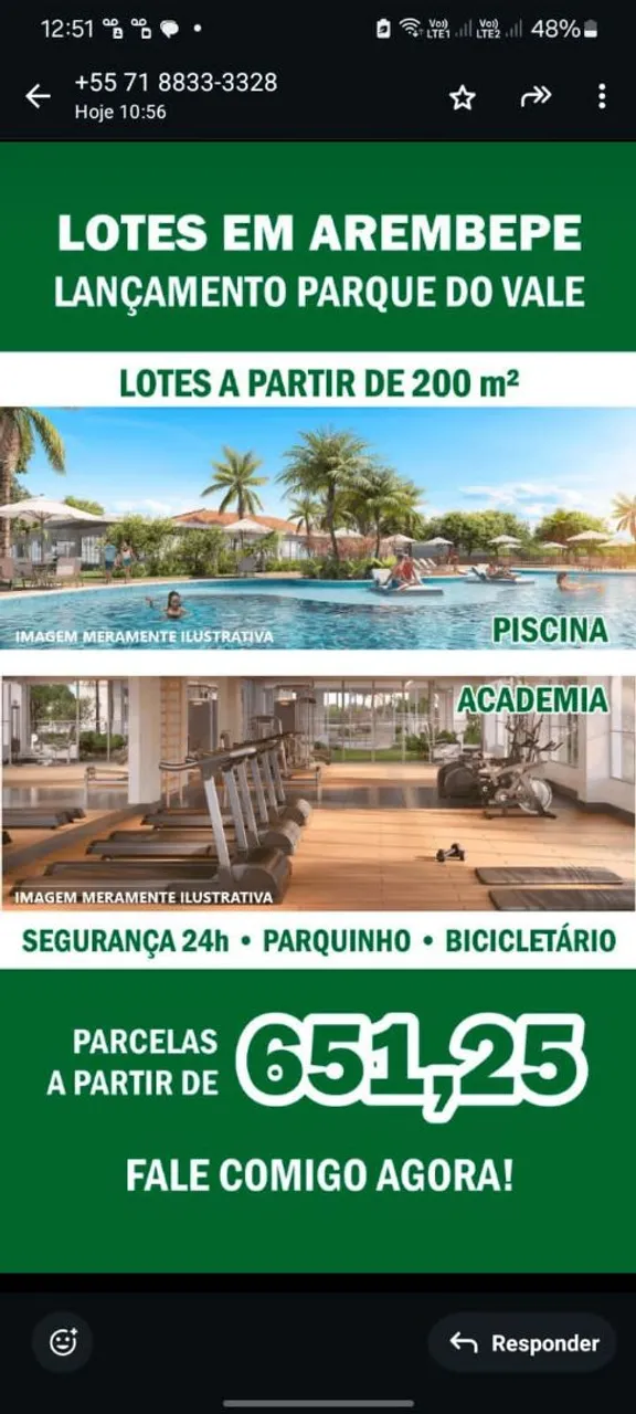 Residencial Parque do Vale Arembepe, terrenos a partir de 200m2, apenas 2.0 km da praia