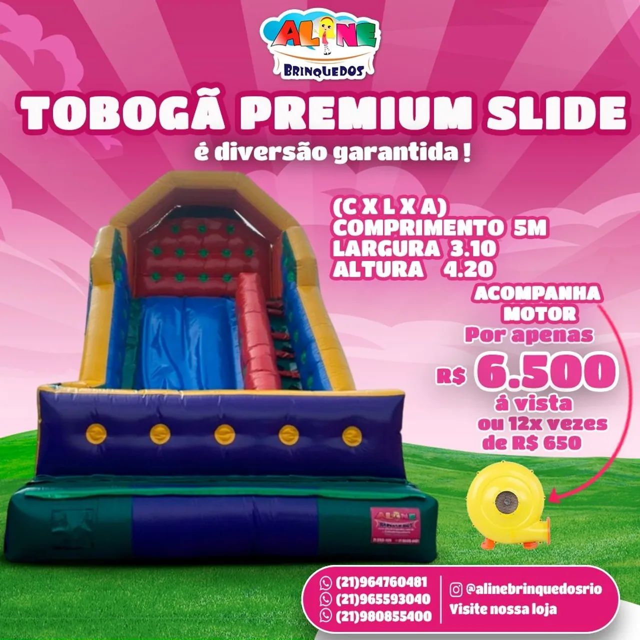 Tobogã Premium Slide 2 em 1 - Diversão Garantida! - Foto 4