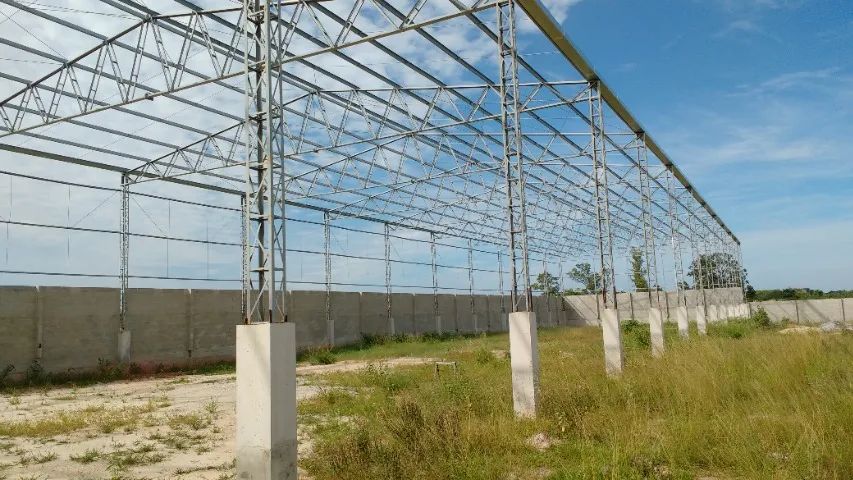 Estrutura metálica de galpão medindo 80x20 total 1.600 m2 - Foto 3