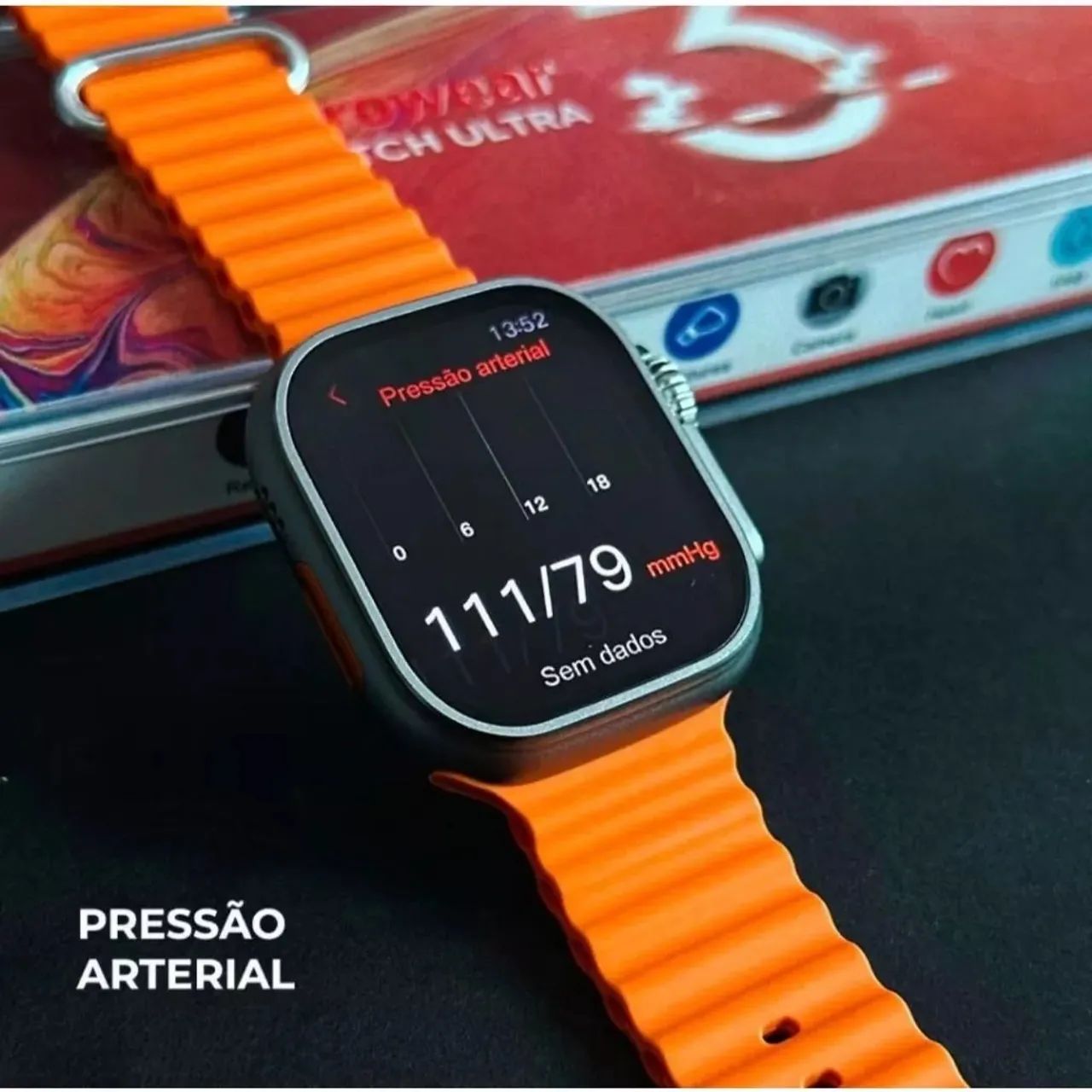 Relogio inteligente Watch ultra 3 tela super amoled - Foto 4