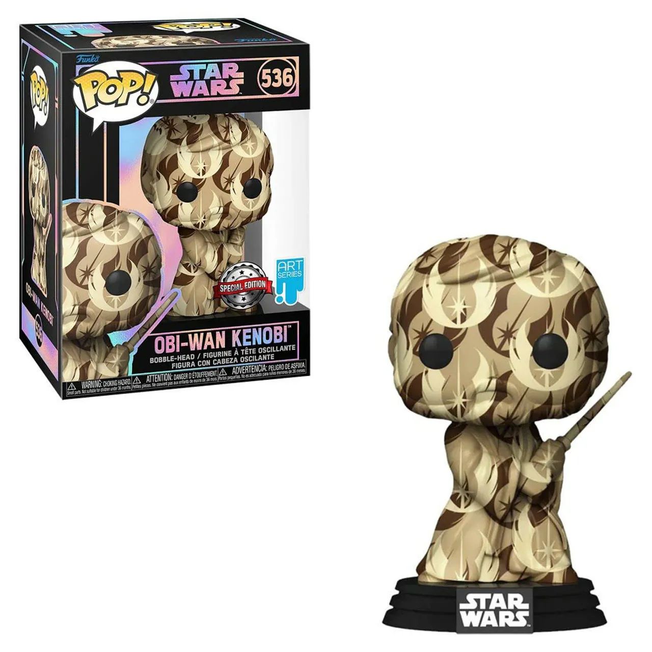 Funko Pop! Star Wars Obi-Wan Kenobi - Edição Limitada (Art Series) - Foto 3