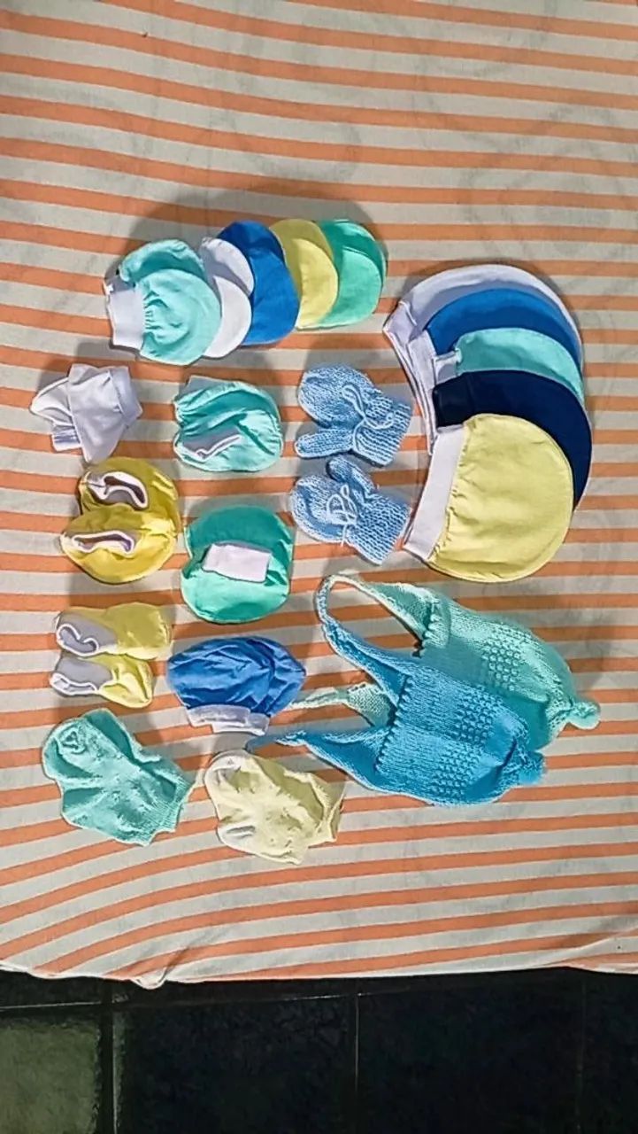 Lote de roupa de bebê (menino) RN à 3 meses - Foto 5