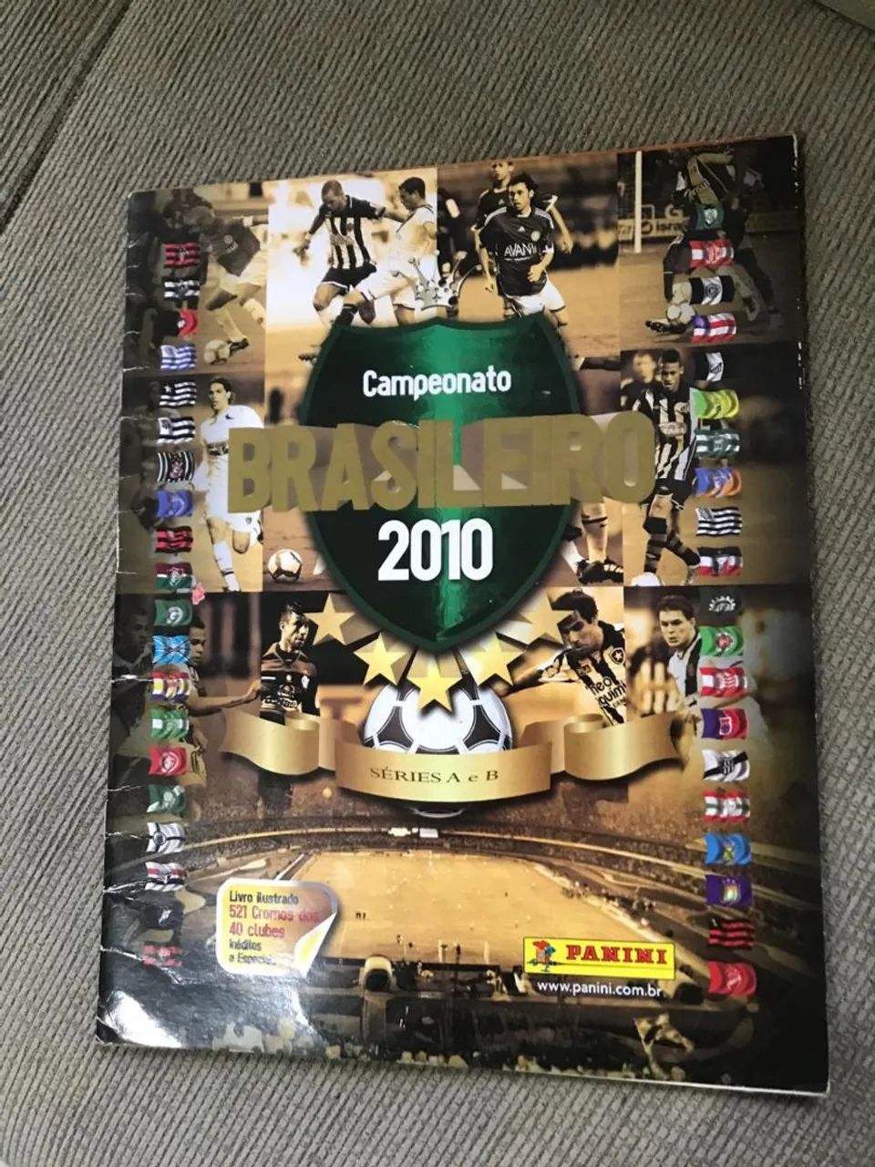  2 Álbuns campeonato brasileiro 2010 2011 2012 incompletos